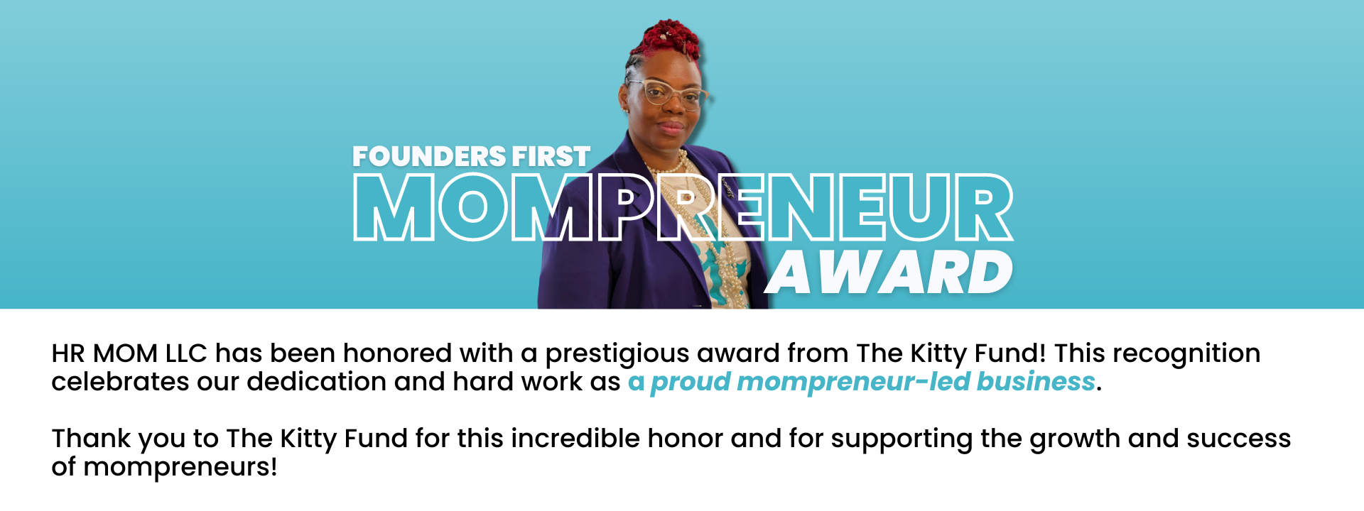 Founders First Mompreneur Award