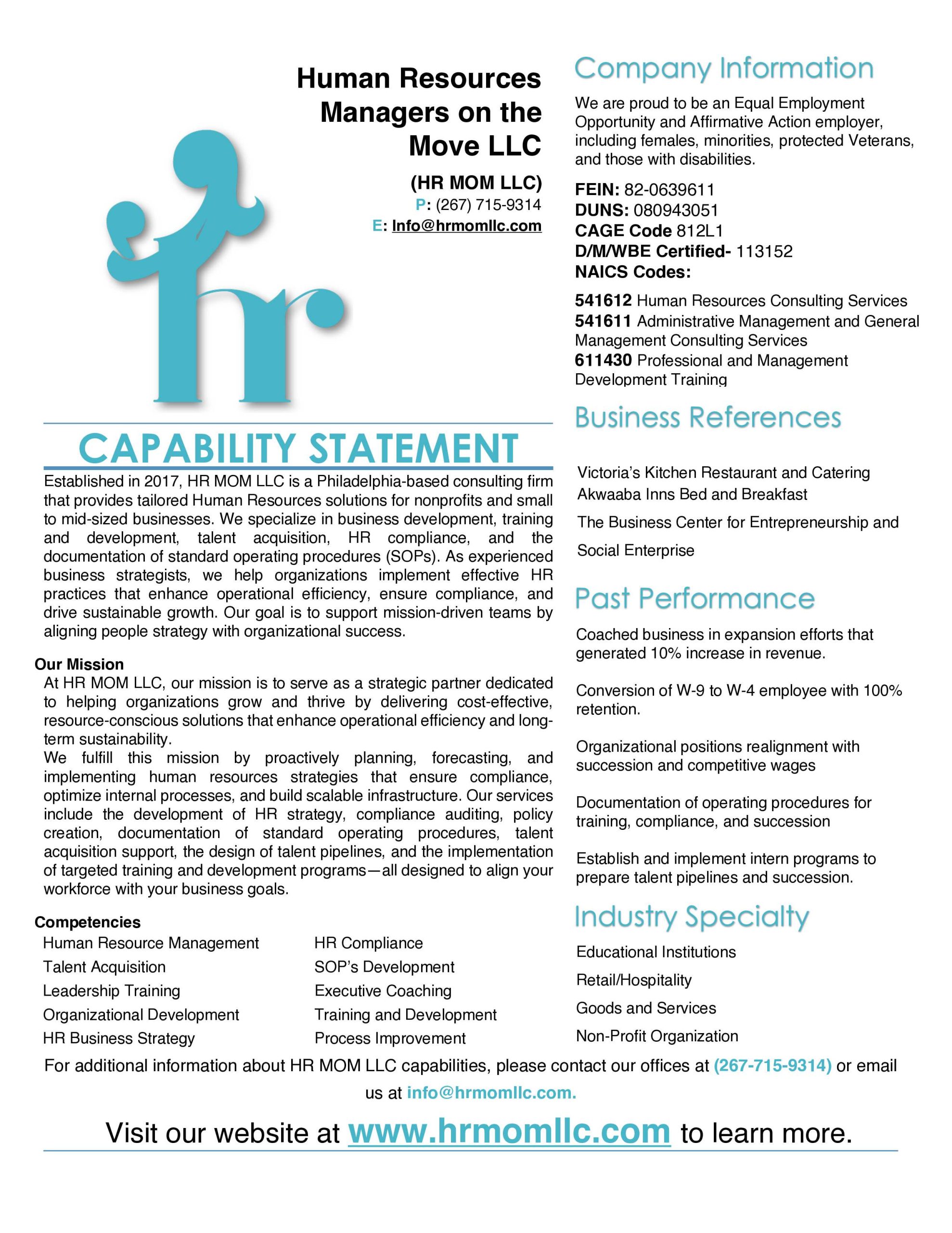 Capability Statement